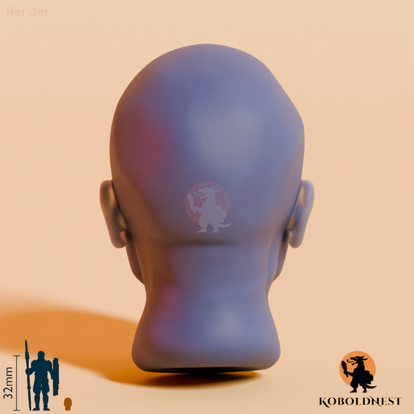 Männerkopf - 01