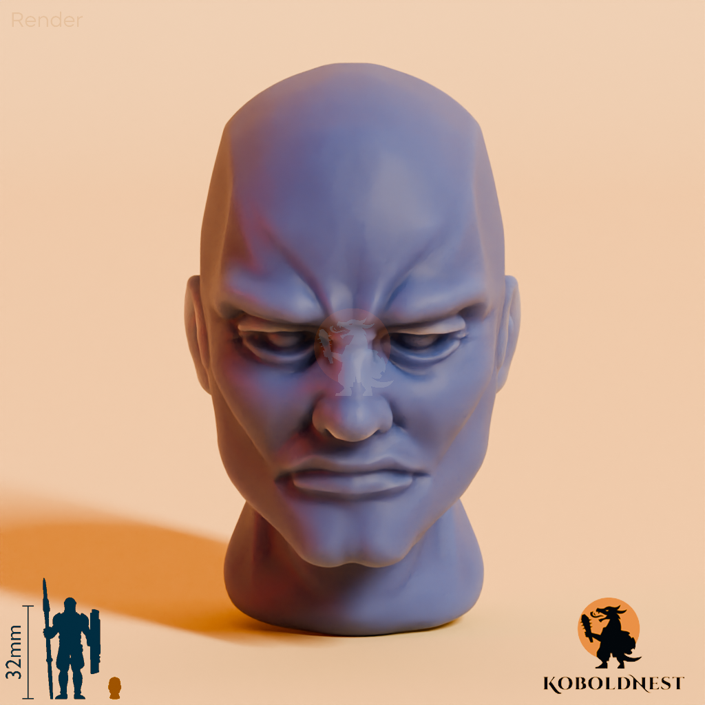 Männerkopf - 02