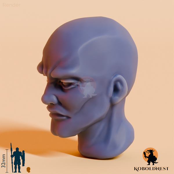 Männerkopf - 02