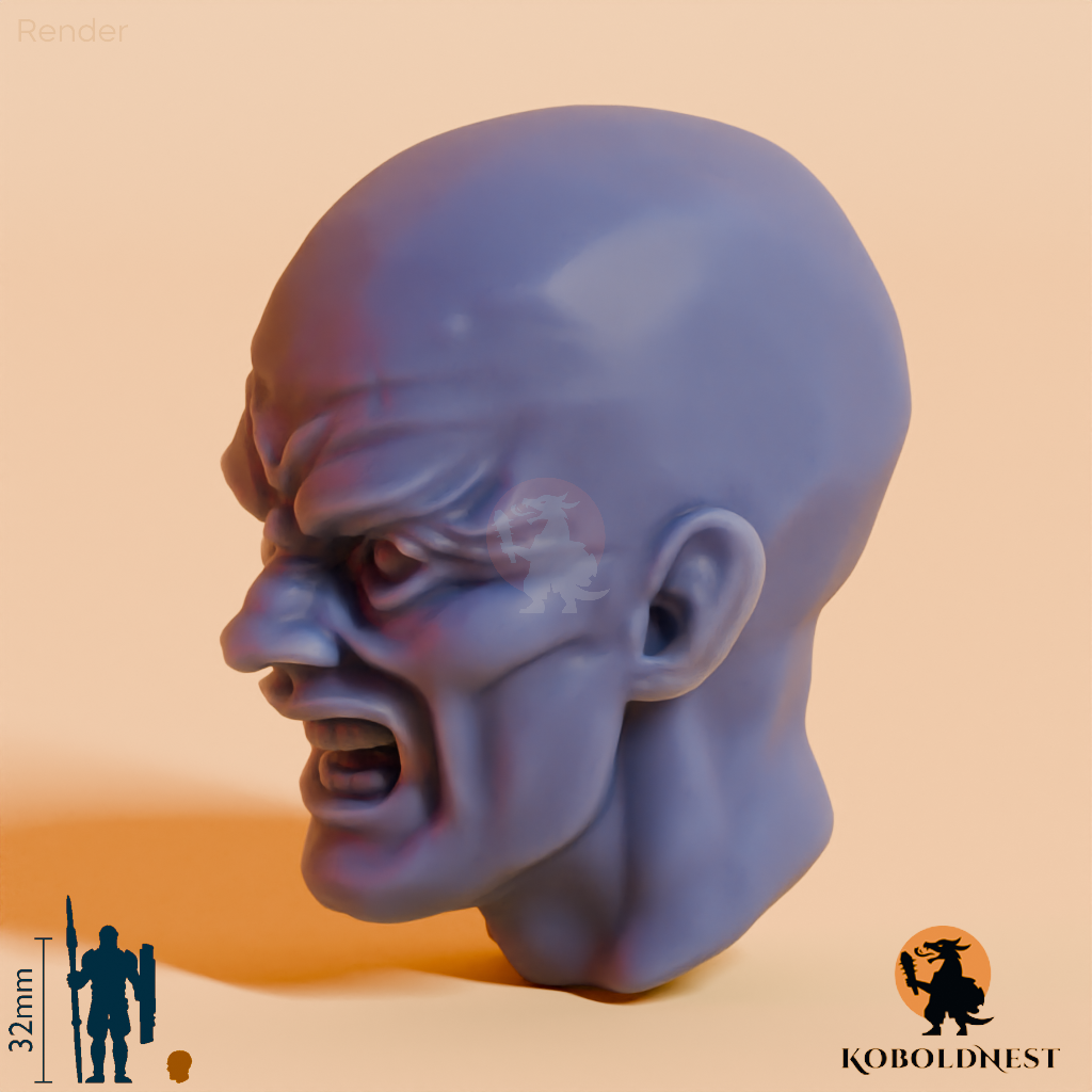 Männerkopf - 03