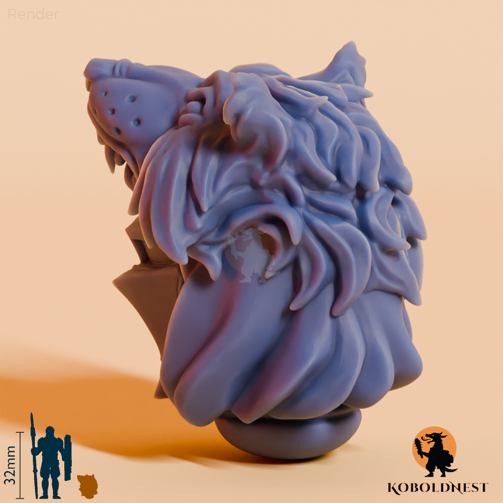 Männerkopf - 13