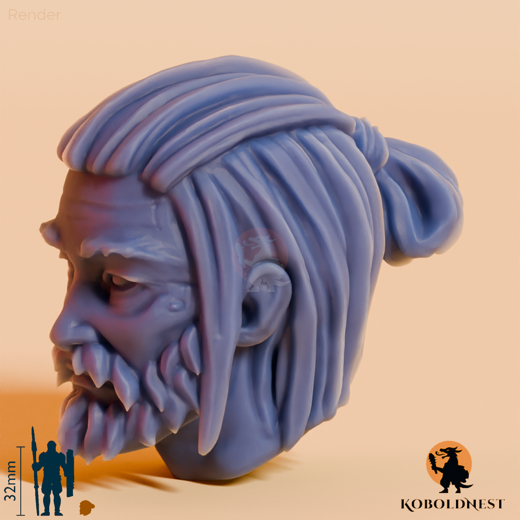 Männerkopf - 44