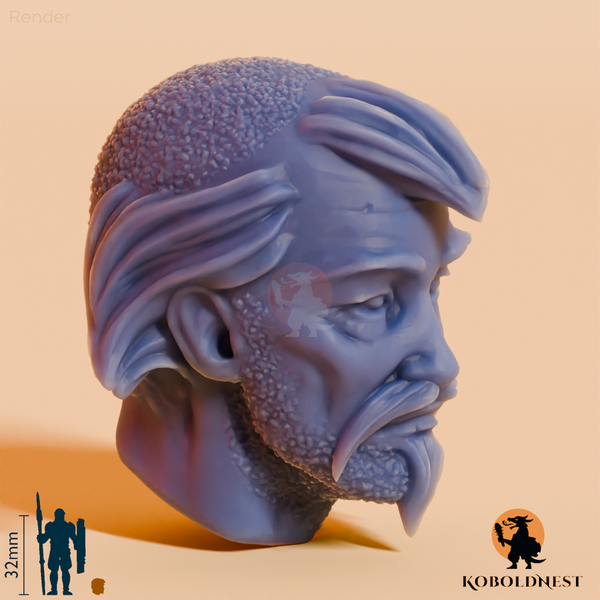 Männerkopf - 46