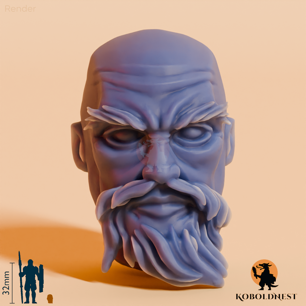 Männerkopf - 5