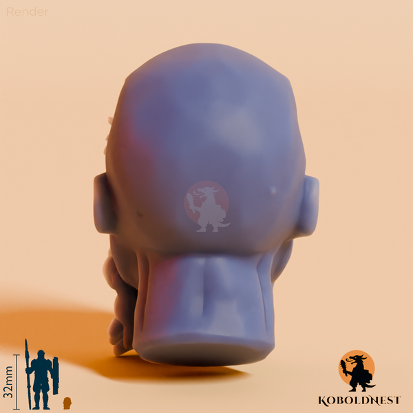 Männerkopf - 5