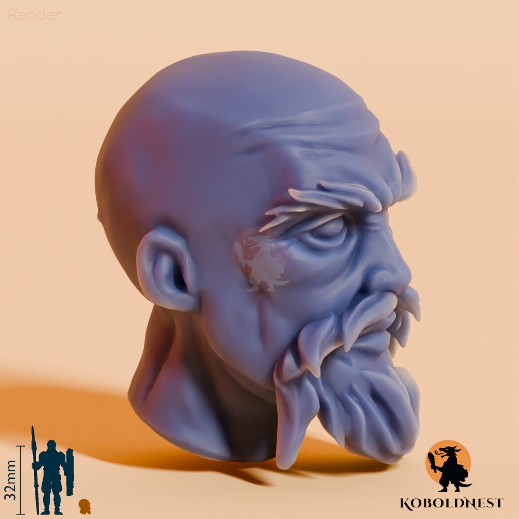 Männerkopf - 5