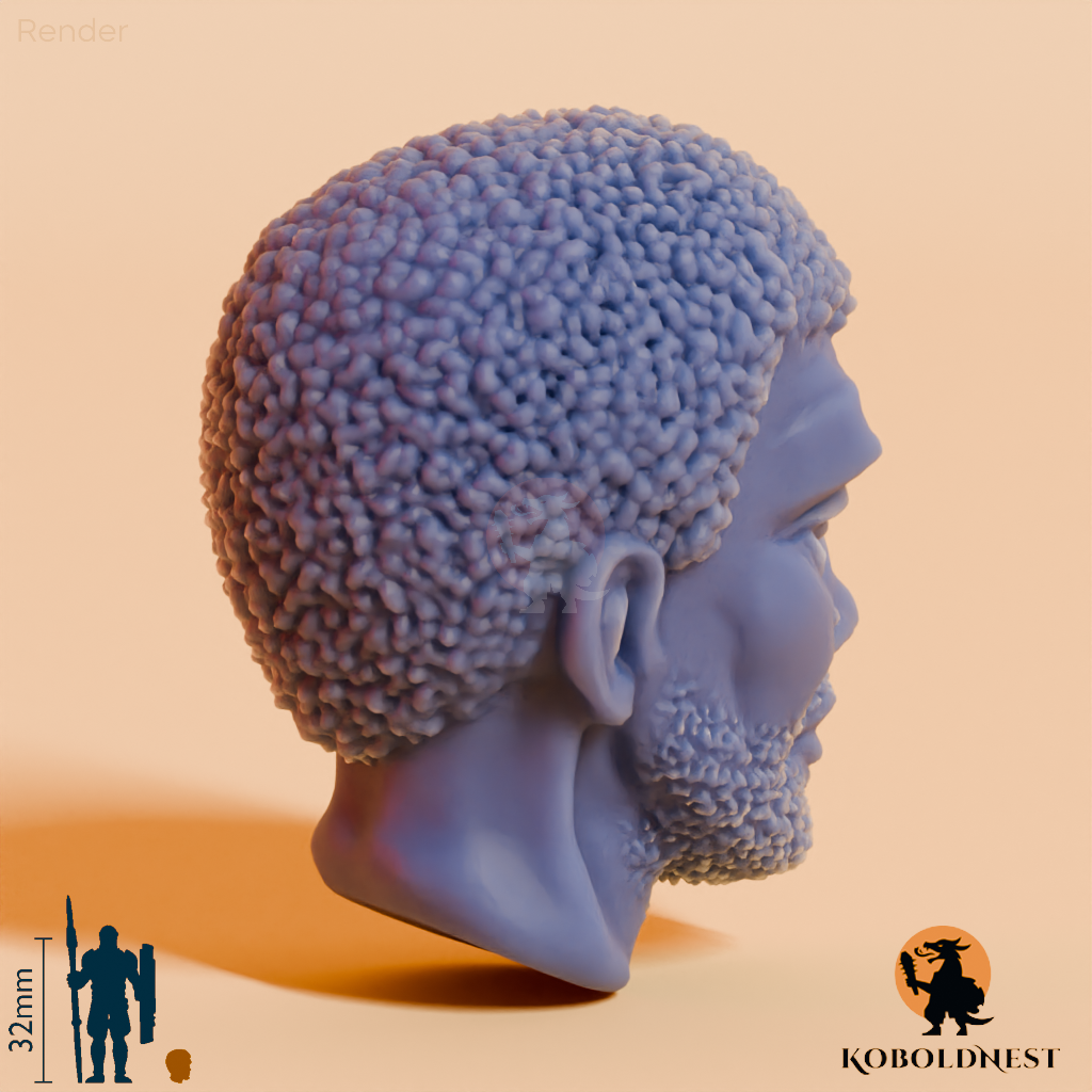 Männerkopf - 52