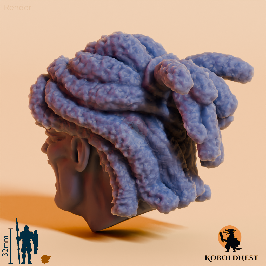Männerkopf - 55