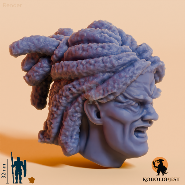 Männerkopf - 55