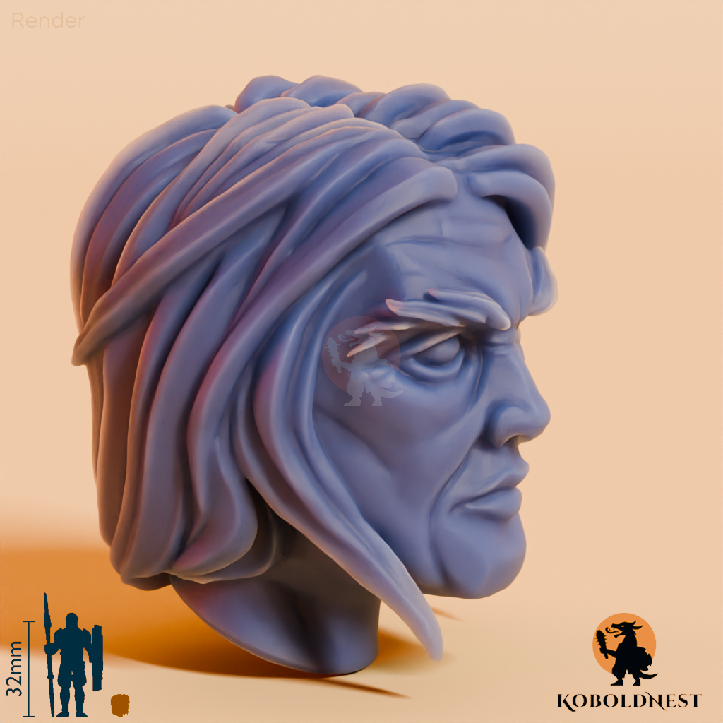 Männerkopf - 61