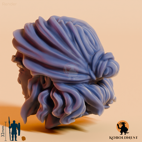 Männerkopf - 62