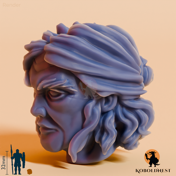 Männerkopf - 62
