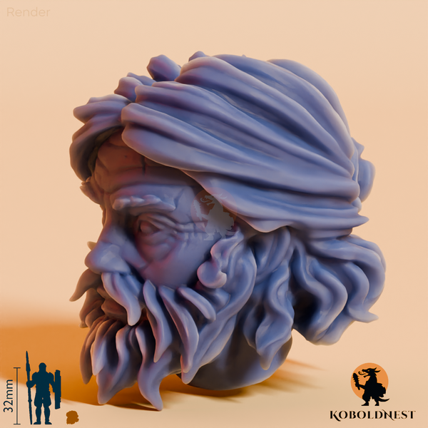 Männerkopf - 63