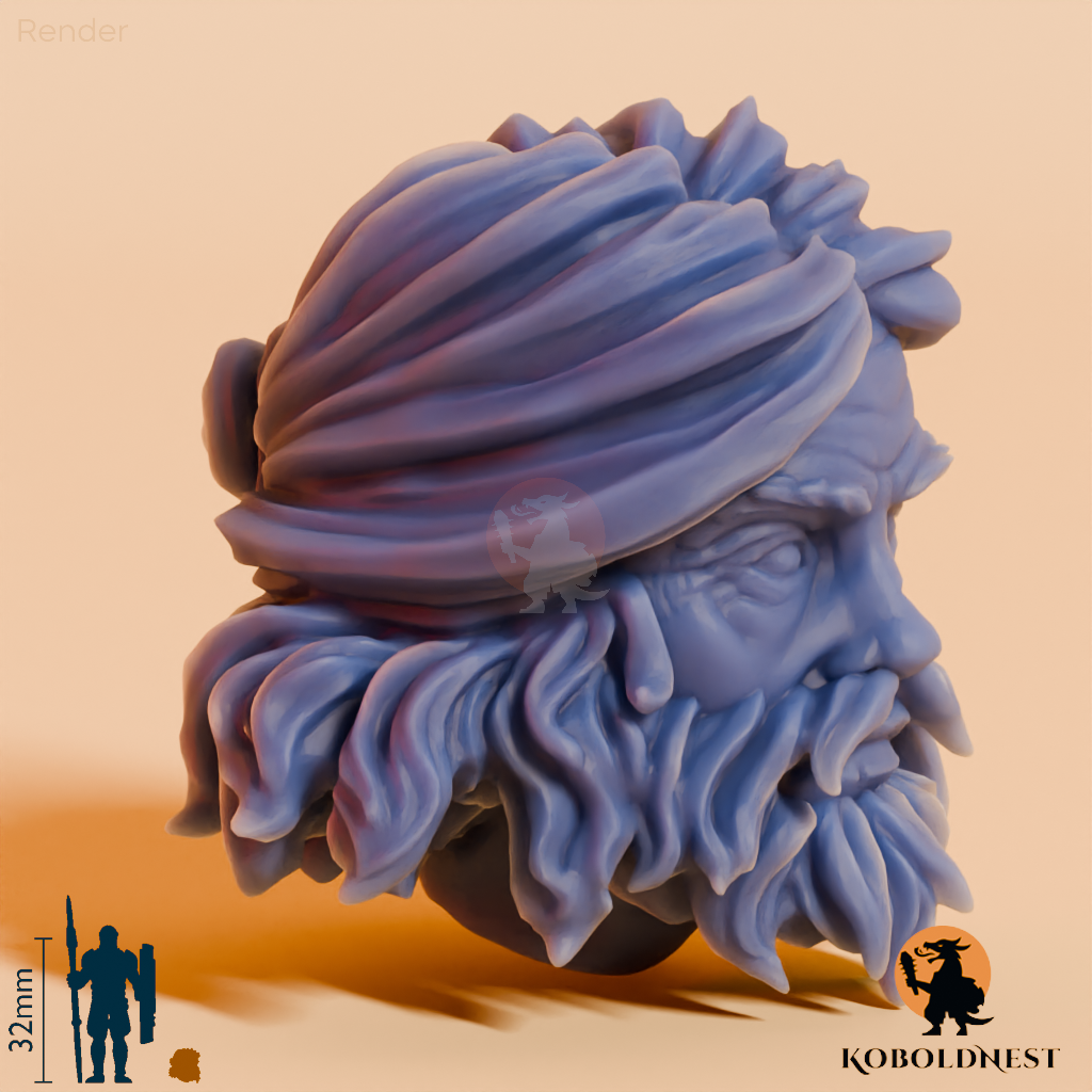 Männerkopf - 63