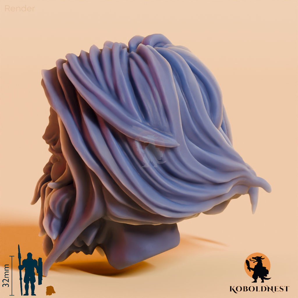 Männerkopf - 64