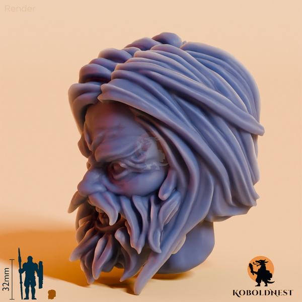Männerkopf - 64