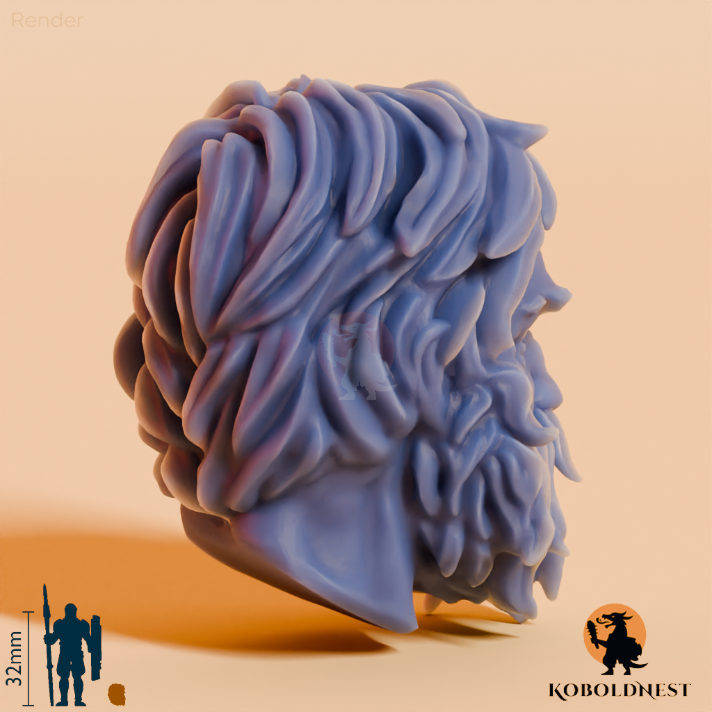Männerkopf - 68