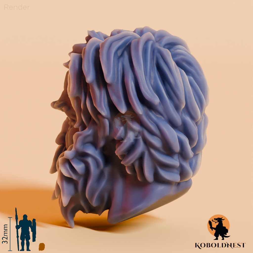 Männerkopf - 68
