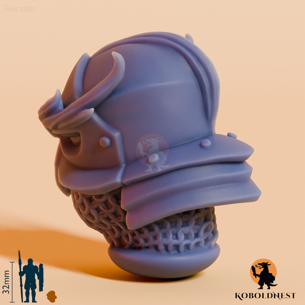 Männerkopf - 69
