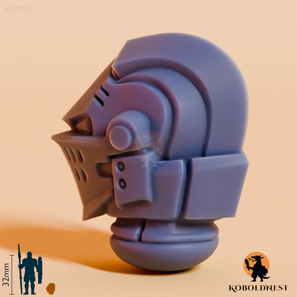Männerkopf - 80