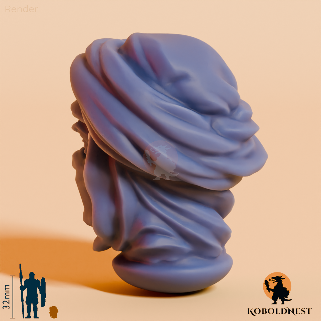 Männerkopf - 89