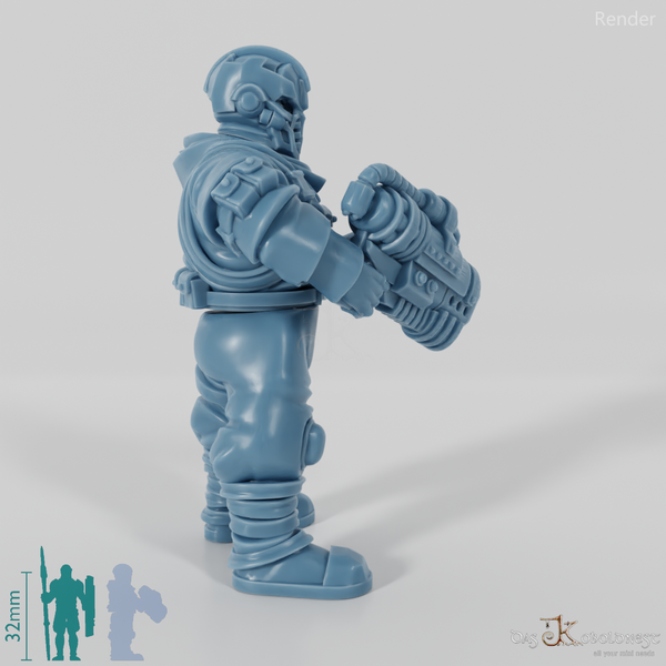 Space Soldiers - Marauder mit Flammenwerfer