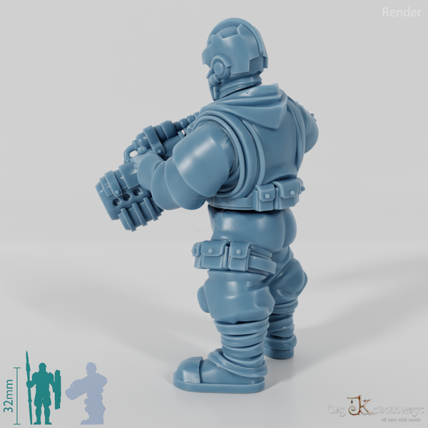 Space Soldiers - Marauder mit Flammenwerfer