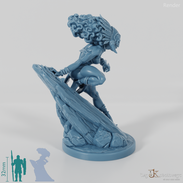 Masina, Maskierte Inselschurkin mit Doppelklinge 01