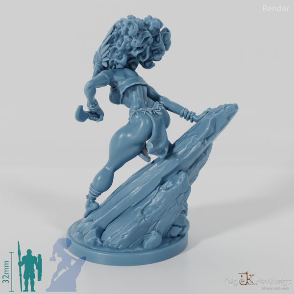 Masina, Maskierte Inselschurkin mit Beil 01