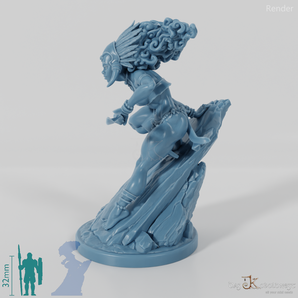 Masina, Inselschurkin mit Doppelklinge 01