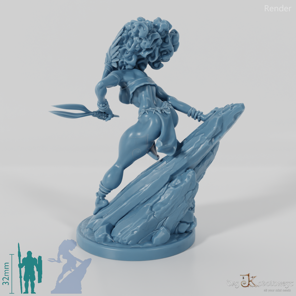 Masina, Inselschurkin mit Doppelklinge 01