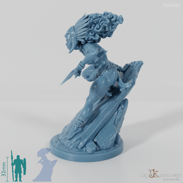 Masina, Inselschurkin mit Dolch 01