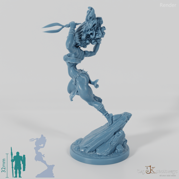 Masina, Maskierte Inselschurkin mit Doppelklinge 02