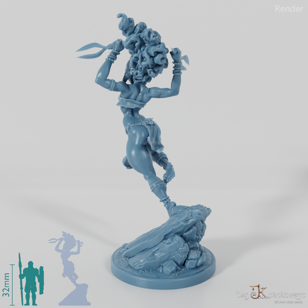 Masina, Maskierte Inselschurkin mit Doppelklinge 02