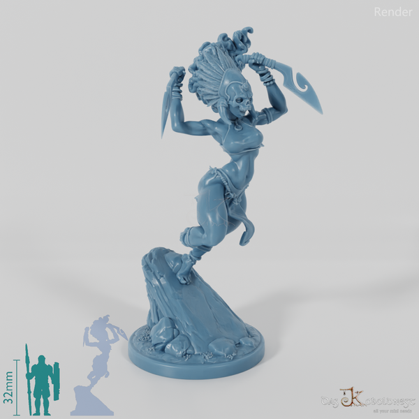 Masina, Maskierte Inselschurkin mit Dolch 02