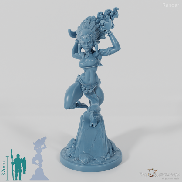 Masina, Inselschurkin mit Beil 02