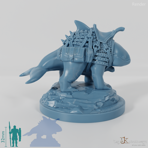 Mastif, Gesattelter Landwal