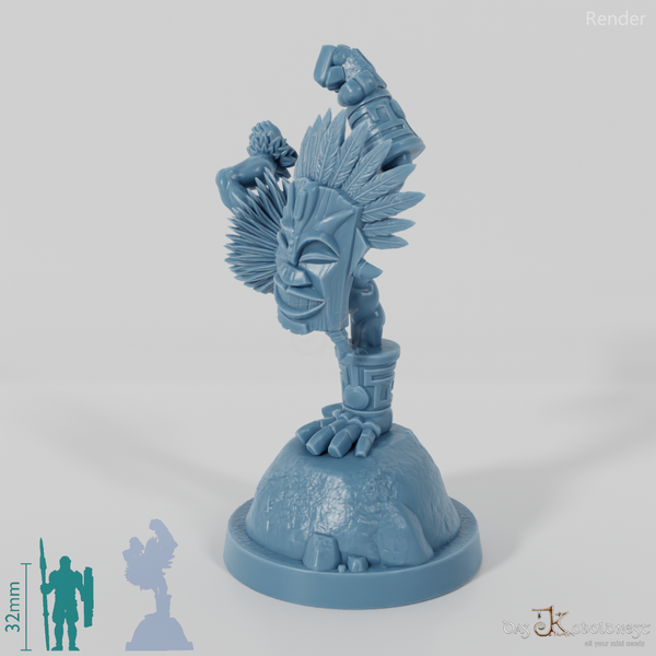 Matu Matu, Maskierter Mönch