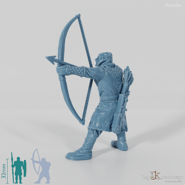 Gerüsteter Bogenschütze 01