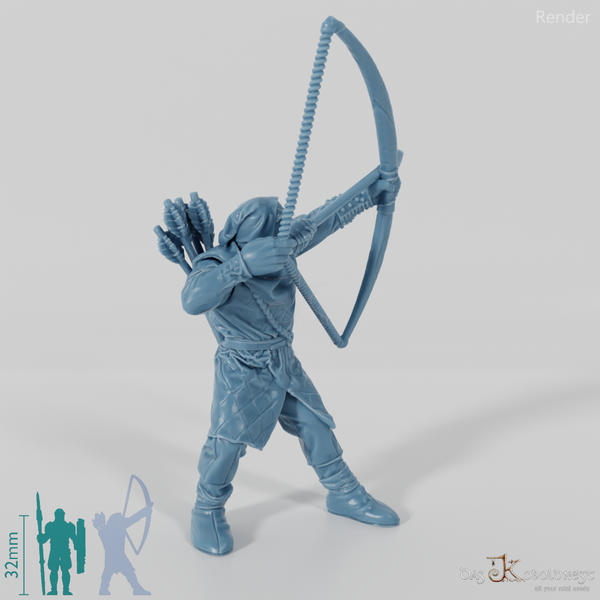 Gerüsteter Bogenschütze 02