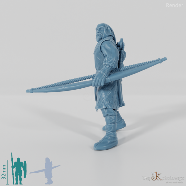 Gerüsteter Bogenschütze 03