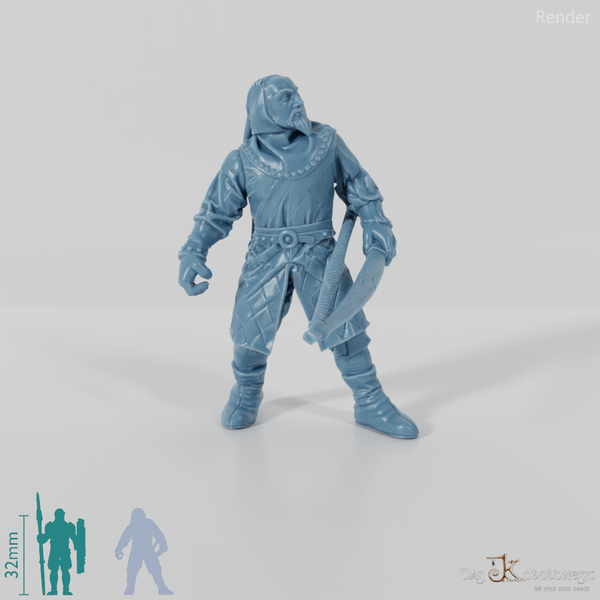 Gerüsteter Bogenschütze 03