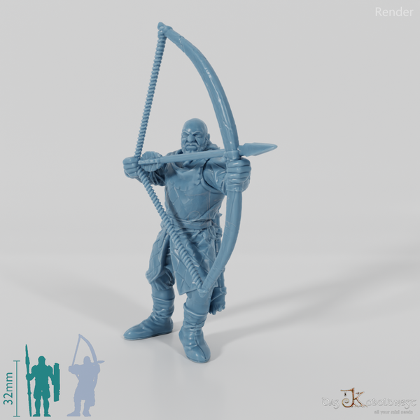 Gerüsteter Bogenschütze 04