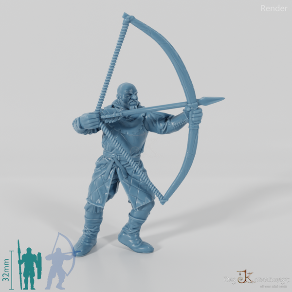 Gerüsteter Bogenschütze 04