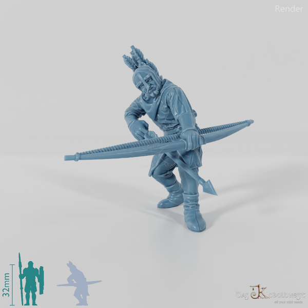 Gerüsteter Bogenschütze 05