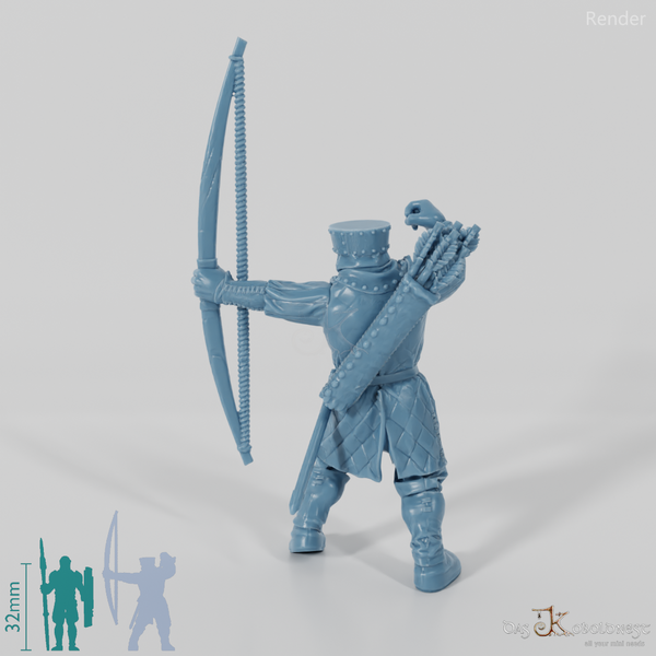 Gerüsteter Bogenschütze 06