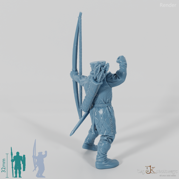 Gerüsteter Bogenschütze 06