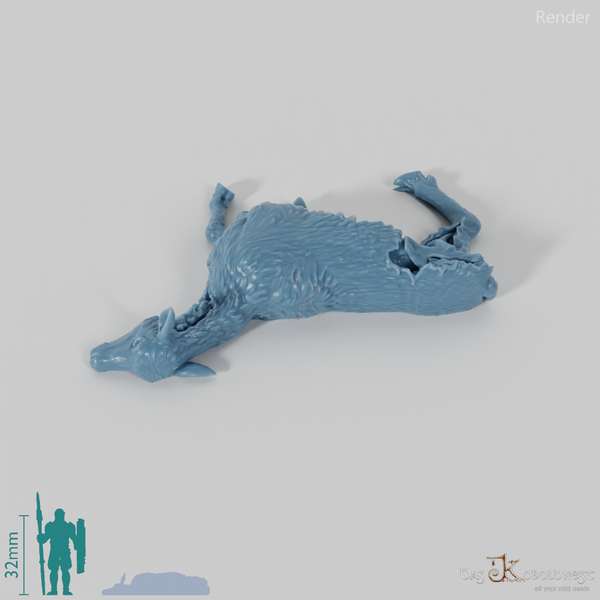 Megaloceros 10 (Kadaver) - StoneAxe Miniatures