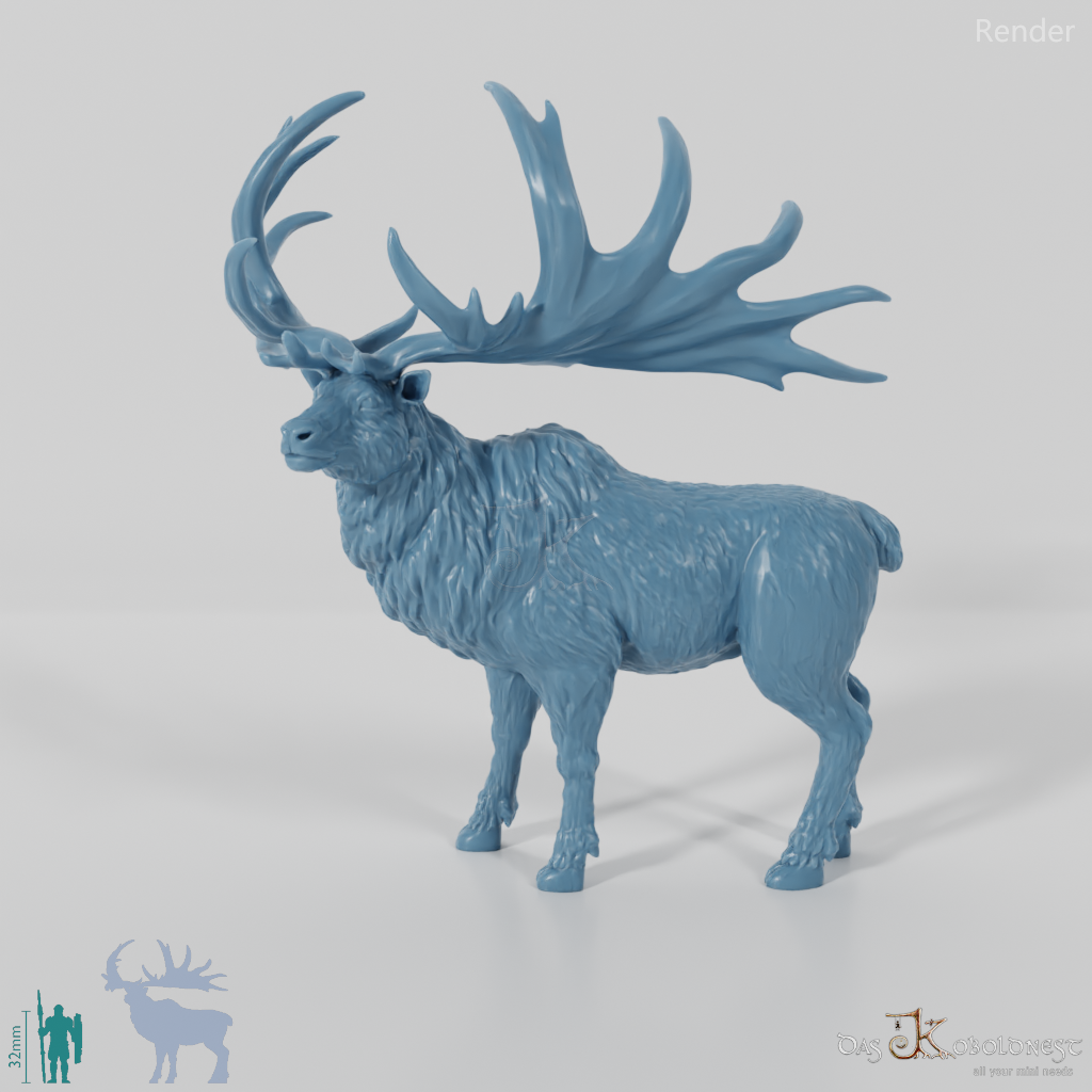 Megaloceros 01 - StoneAxe Miniatures