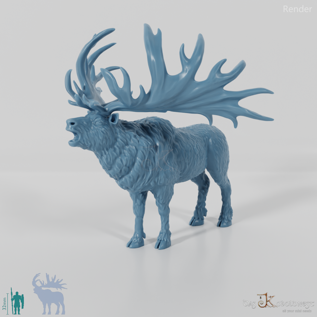 Megaloceros 02 - StoneAxe Miniatures